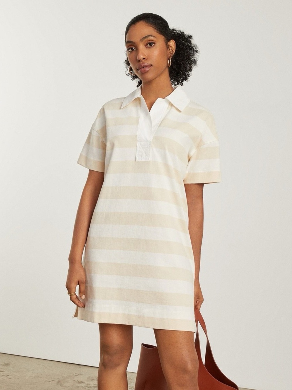 EVERLANE Organic Cotton Polo Dress, Size XS